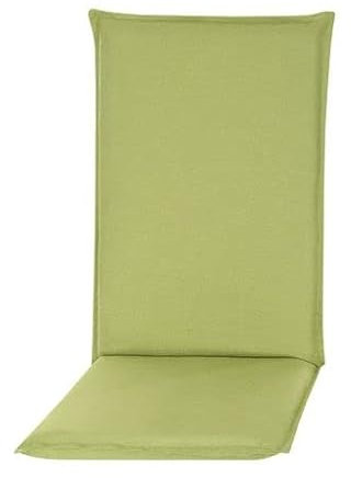 Pillows24 - Hochlehner Auflagen 120x50x8 cm | Bequeme & Wetterfeste Gartenstuhlauflagen | Polster Sitzkissen für Klappsessel & Gartenmöbel | Extra Dicke Sitzauflagen | Made in EU | Lemon