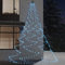 Tidyard Albero da Parete con Gancio Metallico 720 LED Bianco Freddo 5 m, Albero Natale Luminoso con Luci LED, ecorazioni Natalizie per Festa Natale Casa Interni Esterni