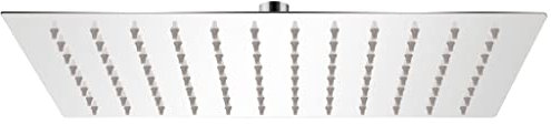 WIFESE Soffione doccia a pioggia in acciaio inox, 20 x 30 cm, rettangolare, per risparmiare acqua, soffione a pioggia, soffione a risparmio energetico, soffione doccia doccia doccia soffione doccia