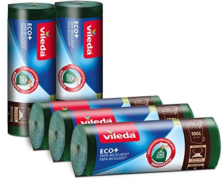 Vileda Müllbeutel, grün, Pequeño
