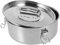Yardwe De Acero Inoxidable Olla Recipientes Con Tapas Moldes Para Flan De Acero Inoxidable Flanera Moldes Para Hornear Flan Agua Pan Suministros Para Hornear Multifunción