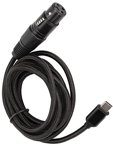 KIMISS USB C zu, Noise HiFi Plug and Play XLR USB XLR Buchse Kabel Niedriges Kabel Gegen Mikrofon für 2 Meter 6.6ft ()