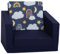 Delsit Einzelsofa für Kinder zum Ausklappen - Kindersofa mit Schaumstofffüllung - Sofa mit Abnehmbarem Bezug - Kindermöbel - Schlafsofa und Sitz in Einem - 9 Monate bis 4 Jahre - DT5-23087