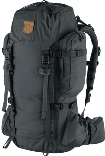 Fjällräven Unisex Kajka 55 S/M 75L Sports backpack, Schwarz/Grau