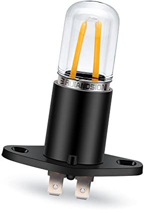 Ruiandsion Z187 T170 LED Microwave Light Bulb Warm White 220-250V 2W Equivalent 25W LED Filament Light Bulb Replacement for Microwave Oven Light - Z03