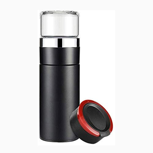 ZYMEN Bouteille d'eau avec infuseur à thé à Double paroi, Flacon filtrant à Feuilles Mobiles en Acier Inoxydable isolé sous Vide, Tasse Thermos Portable avec passoire Commemoration Day