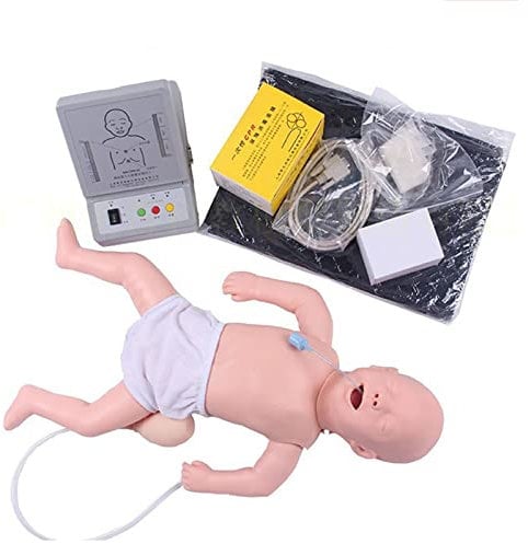 CPR-Übungspuppe für Säuglinge, Erste-Hilfe-Übungspuppe für Kinder zur künstlichen Beatmung, Brustkompressionen, Ganzkörper-CPR-Erste-Hilfe-Trainingspuppe, zum Unterrichten von Trainingshilfen
