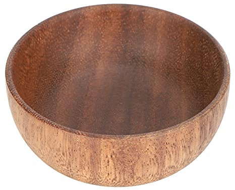Fuerdich Ciotola in legno, set ciotole in legno, legno massello di acacia, ciotola per snack, ciotola in legno, insalatiera in legno massello di acacia, elettrodomestici da cucina, grande