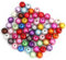 60 Stück 12mm Magic Pearls Magic Beads Armband Reflektierende Perlen Magic Perlen 3D Magic Pearls Reflektierende Perlen Acrylperlen für die Schmuckherstellung für DIY-Schmuck (Mischfarbe)