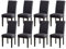 mafudoxi Stuhlhussen 8er Set, Stretch Abnehmbare Waschbar Stuhlbezug, Stretch Stuhlhusse mit Gummiband, für Hotel, Bankett, Restaurant, Haus, Party, Hochzeit(Anthrazit, 8Stück)