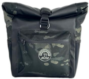 Handlebar Bag – Bikepacking – Fahrradlenkertasche wasserdicht und isoliert (Schwarz/Cam)