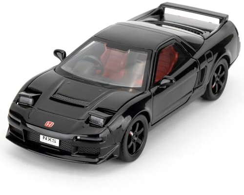 imtfzct 1/32 First Generation NXS Modellauto, Spielzeugauto aus Aluminiumdruckguss, Spielzeugmodellauto zum Sammeln, Geschenk für Kinder, Spielzeugauto mit Sound, Licht und Pull Back Funkt（schwarz）