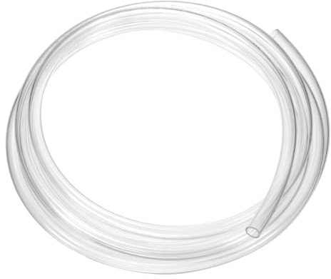 sourcing map Pneumatic Tubing Pipe Pu Hose 16mm OD x 12mm ID 5 Meters(16.4 FT) Air Compressor PU Polyurethane Line Hose Tube for Air Compressor Water Fluid Transfer, Clear