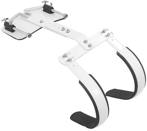 Verstellbarer Snare Drum Carrier aus Aluminiumlegierung, Weiß | Marching Drum, Schultergurt, Leicht zu Tragen und Schnell Montierbar
