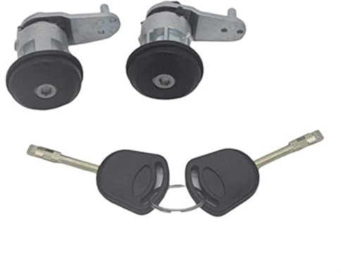 XYWOPO AL226 1004152 94AGA22050DB Barillet de Serrure de Porte Avant Gauche Droite, for Ford, Escort MK5 MK6 Cylindre de clé pour Voiture