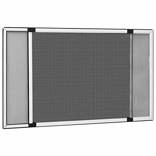 ShGaxin Mosquitera Extensible para Ventanas, Tela Mosquitera, Ventana Mosquitera, Persianas Mosquiteras, Red Mosquitera, Cortina Mosquitera, Blanco (75-143) x50 cm