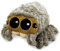 MOPQMKT Kuscheltier, Kleine Stofftier-Plüschpuppe, Lustig Weich Plüsch spinne süße Plüschpuppe mit großen Augen und Spinne Geschenk Halloween Für Erwachsene Und Kinder Grau
