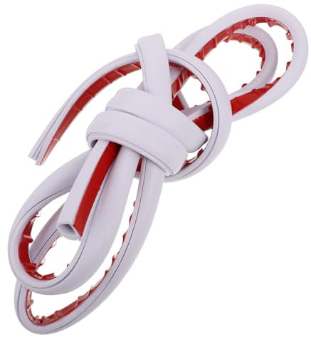 Generic 1 Roll Wire Hider Wire Cover Cable Cover The Wire Corner Duct Cable Raceway Dark Wire Wall Cord Covers Cable Tray Quarter Round Wire Hiding Strip for Wall Pvc White