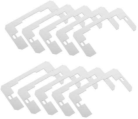 Veemoon 20pcs Socket Spacer Double Plug Socket Spacer Leveling Plates for Electrical Outlets