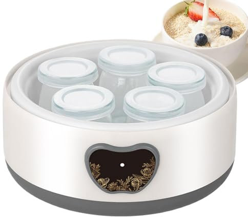 Machine de yogourt électrique, machine à fabricant de yogourt,Machine de fabricants de yaourts portables - Appareils à domicile multifonction, accessoires ménagers pour la cuisine