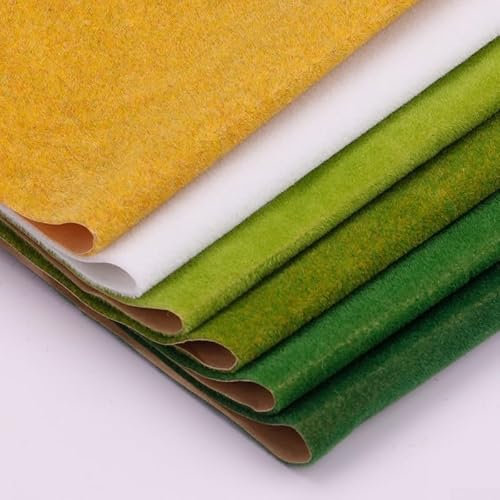 Rouleau de tapis de sol en herbe pour créer des environnements de jeu ou de modélisation (vert, 50 x 50 cm)
