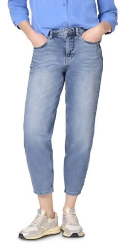Street One Damen High Waist Barrel Leg Jeans im Loose Fit 3818056