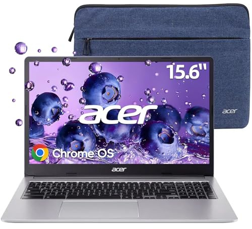 Acer Chromebook 315-15.6 FHD Student Laptop, Intel Celeron N4500, 4GB LPDDR4X - 192GB Storage (64GB eMMC+128GB SD Card), USB-C, USB-A, Bluetooth, Wi-Fi, DTS Audio, Long Battery, Chrome OS, Silver