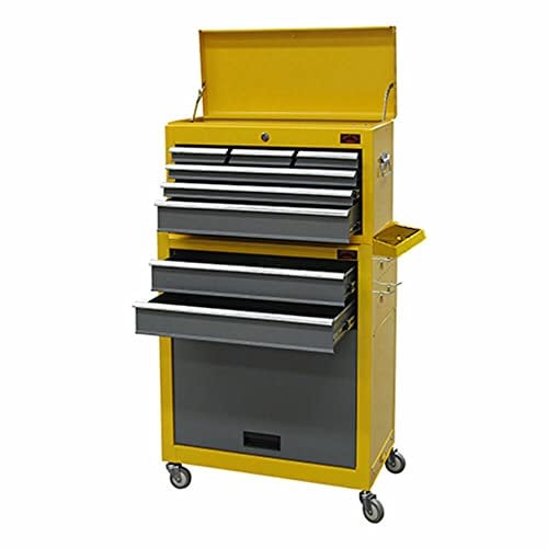 Dirty Pro Tools™ LARGE TOOL CHEST WITH SIDE TRAY TOP CABINET TOP BOX AND ROLLCAB BOX