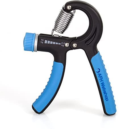 AFH Einstellbarer Federgriff | Handtrainer | Handgrip | leicht (ca. 2,5 bis 10 kg)