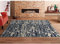 Damast-Teppich, dunkelgrau, PVC, 95 x 200 cm, PVC-Teppich, Vinylboden, Heimdekoration
