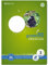 Staufen Green Schreiblernheft - DIN A4, Lineatur 2 (4/4/4mm liniert, farbig hinterlegte Lineatur), 16 Blatt, premiumweißes 90g/m² Recyclingpapier, runde Ecken verhindern „Eselsohren“, 1 Stück
