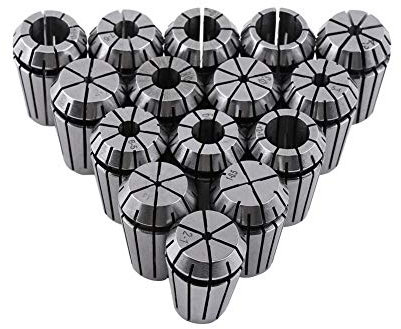 15pcs ER20 Collet Chuck Set Spring Collet in acciaio per CNC macchina per incidere e fresatura utensile 1-13mm