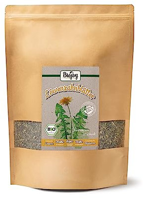 Biojoy BIO-Löwenzahn-Tee (500 g), Löwenzahnblätter getrocknet und geschnitten (Taraxacum officinale)