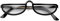 LONDON MOLE Brillen | Brainy Lesebrille | Halbmondbrille | Coole Leser | Herren Damen Unisex | Vollrandbrille | Federscharniere | Schwarz glänzend | Vergrößerung +1,5