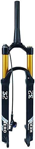 Forcella Ammortizzata Ad Aria MTB, 26 27,5 Sospensioni da Ciclismo da 29 Pollici Mountain Bike Forcella Anteriore Ammortizzatore per Bicicletta, Corsa 120mm 9mmQR D,29