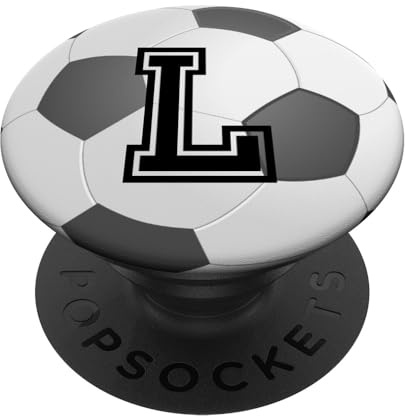 Fußball, Buchstabe, Anfangsbuchstabe L PopSockets Klebender PopGrip