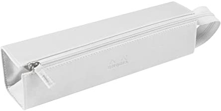 Rhodia 319042C - Stabiles Schlampermäppchen / Hartschalenmäppchen rechteckig 23x5x5 cm, 1 Stück, Weiß