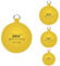 Disc Plate Hanger for Walls- Strong Invisible Plate Holder of Size 140mm Self Adhesive Stick on Hooks for Picture Plate Hanging Wall Plate Holder Decoration Plate Hanging Disk Pack of 5.