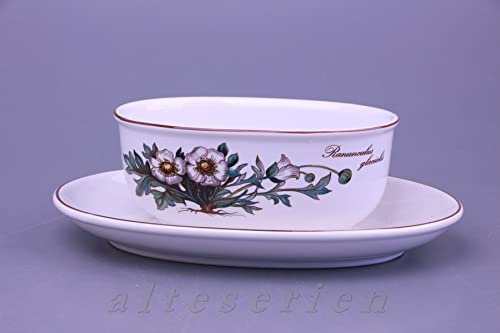 Villeroy & Boch Sauciere mit Teller einteilig - Ranunculus glacialis Botanica