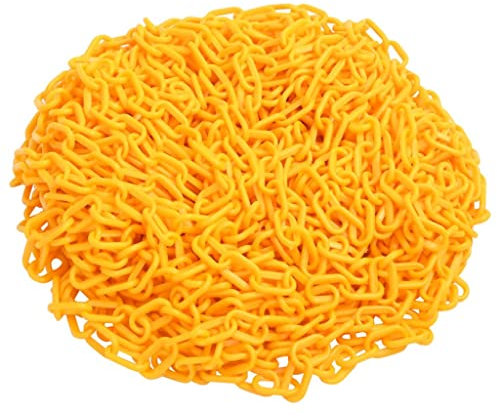 vidaXL Absperrkette Gelb 100 m Ø6 mm Kunststoff