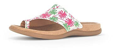 Gabor Damen Pantoletten, Frauen Slipper,Best Fitting,Slip-ons,Backless Slipper,Gartenschuhe,Sommerschuhe,sommerclogs,Verde/Fuxia,39 EU / 6 UK