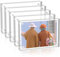 Sezanrpt Acryl Bilderrahmen 9x13cm 5er-Set Doppel-Seitenmagneten Bilderrahmen, Magnetische Bilderrahmen für 8x10, 9x12 Fotos, 6x9 Bilderrahmen 10 + 10MM Stärke