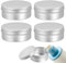 Cremedose Leer, Aluminium Döschen, Leer Döschen, Kleine Dosen Metall, Blechdose Cremedosen Reise Tragbar Kleine Metalldose mit Schraub Deckel für Creme Lotion Maskenne Lagerung, 38 * 18mm, 4 Stück