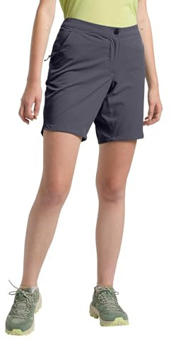 Jack Wolfskin Damen Hiking Alpine W Shorts, Graphite, 36 EU