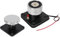 Elektromagnetischer Türhalter, robust, normalerweise offen, 80 kg Saugkraft, rauchfest, elektromagnetischer Glastürhalter aus Aluminiumlegierung für Zuhause