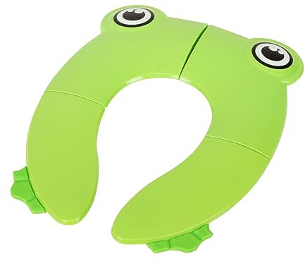 Toral Asiento Orinal Portatil Niños Plegable para WC con Bolsa de Transporte. Ayuda al aprendizaje de bebe y niños. Adaptador wc niños infantil portátil para vater ideal para viajes. Modelo Rana