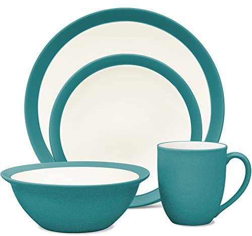 Noritake Colorwave Service de table 4 pièces Turquoise