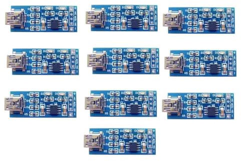 Lot de 10 modules de carte 1A 18650 type C Mini Micro Mini USB (mini long)