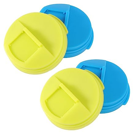 MAGICLULU 4 Pcs Portable Can Cover Sealing Lids Leakproof Reusable PP Material Random Colour Suitable for Standard Beverage Cans