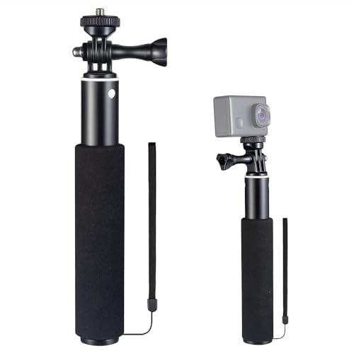 WOLFANG Cámara de acción selfie Stick compatible con cámara de acción Wolfang/Surfola
